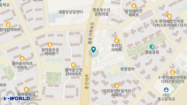 가정방문요양 인덕원점 위치 지도