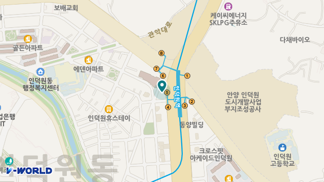효그린재가실버복지센터 위치 지도
