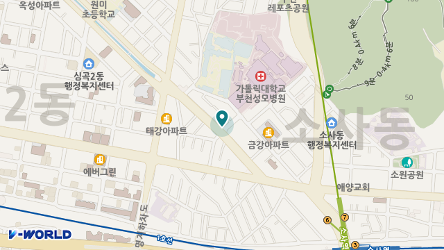 국제의료기 위치 지도