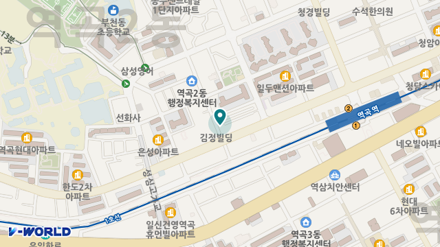 은하실버요양센터 위치 지도