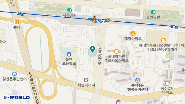 정다운방문요양센터 위치 지도