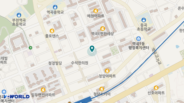 역곡재가복지센터 위치 지도