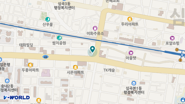 평화노인재가복지센터 위치 지도