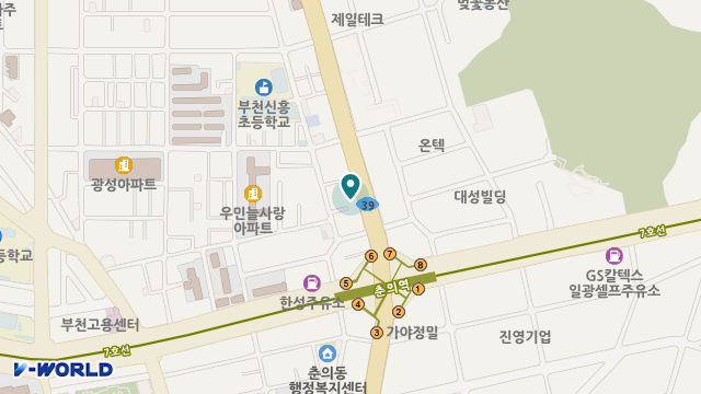 한빛방문요양센터 위치 지도