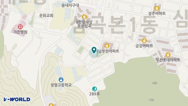 사랑방재가요양센터 위치 지도