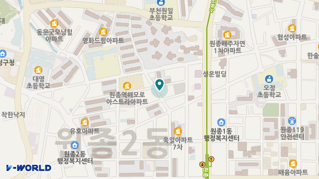 목양노인복지센터 위치 지도