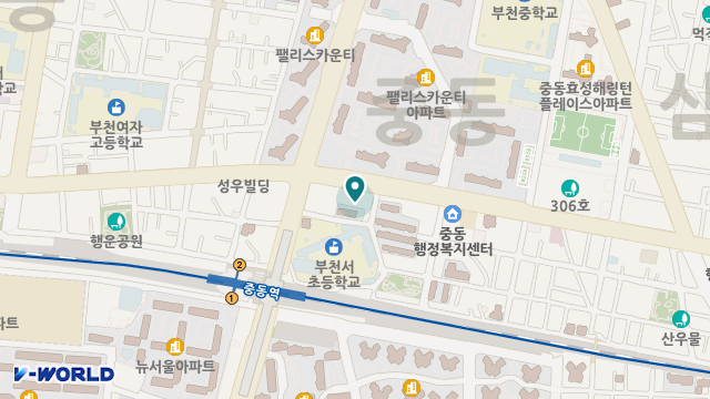 (주)동서노인복지센터 위치 지도