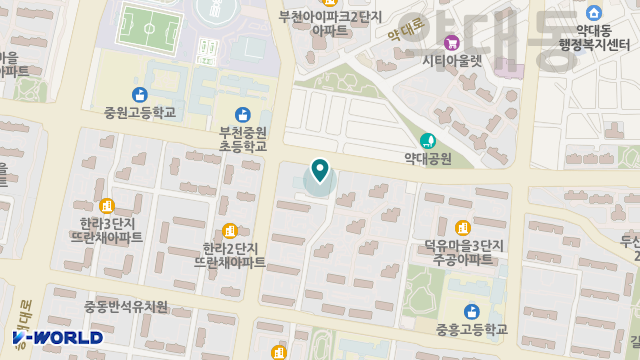 효행복노인복지센터 위치 지도
