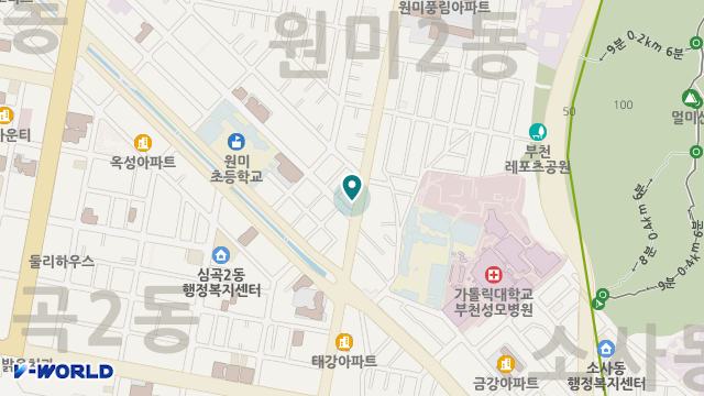 온새미로노인복지센터 위치 지도