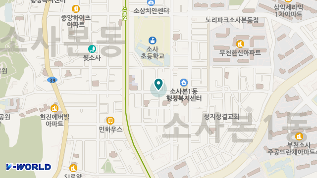 참조은 재가복지센터 위치 지도