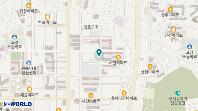 한마음재가노인복지센터 위치 지도