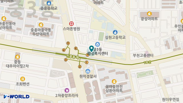 (A)방문천사노인복지센터 위치 지도