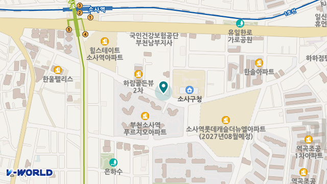 글로리 실버센터 위치 지도