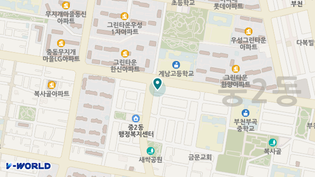 부천노인돌봄센터 위치 지도