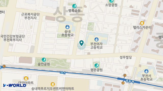 너울재가복지센터 위치 지도