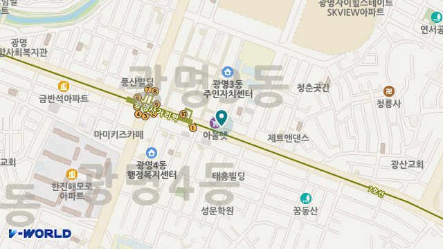 늘푸른재가복지센터 위치 지도