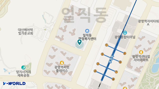 에덴재가노인복지센터 위치 지도