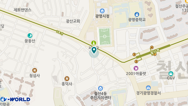 한아름재가노인복지센터 위치 지도