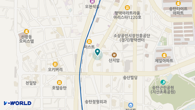 송탄의료기 위치 지도