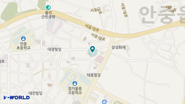 안중의료기 위치 지도