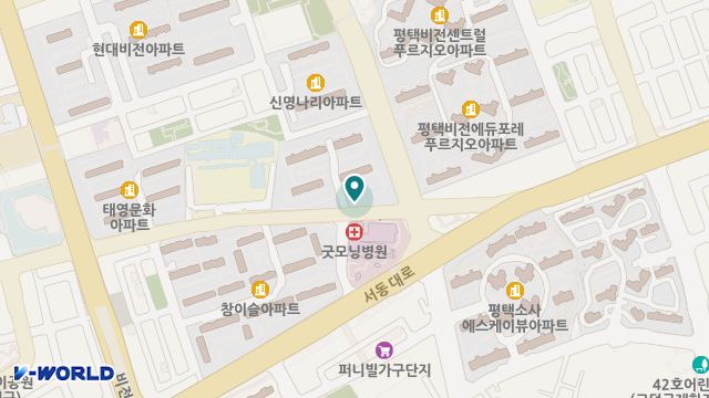 굿모닝의료기 위치 지도