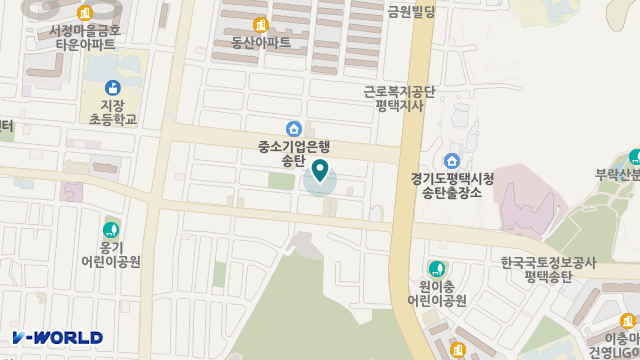 효사랑센터 위치 지도