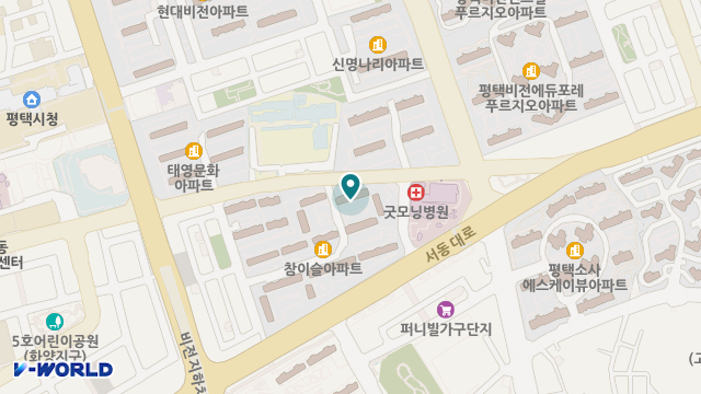 동산케어센터 위치 지도