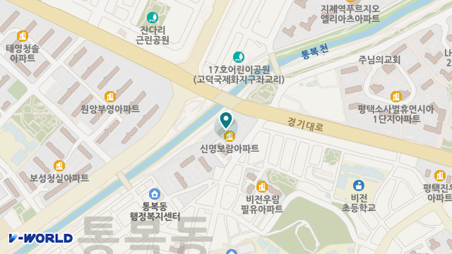 행복재가복지센터 위치 지도