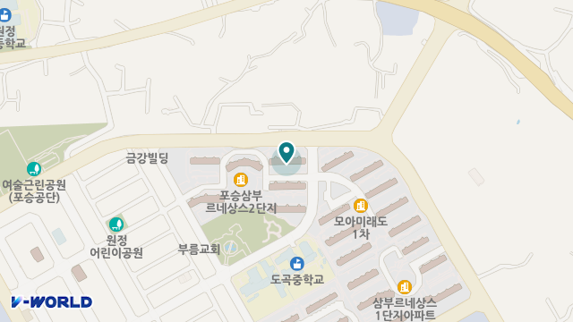포승재가방문요양센터 위치 지도