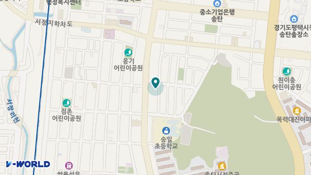 평택시지역사회복지센터 위치 지도