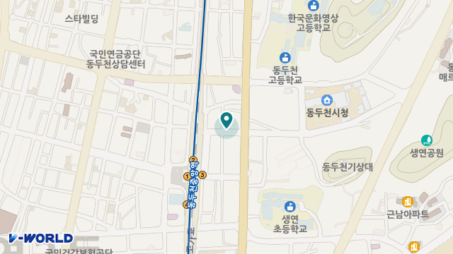 동두천사랑 노인장기요양서비스센터 위치 지도