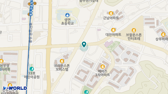 가정의료기 위치 지도