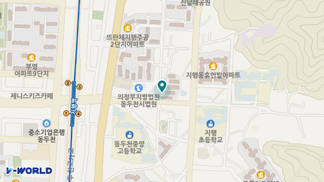행운재가노인복지센터 위치 지도