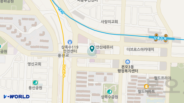 테마건강의료기(복) 위치 지도