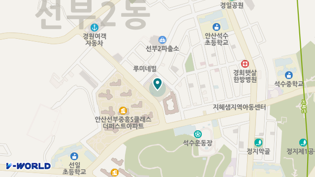 한울노인복지센터 위치 지도