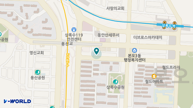 우리집요양센터 위치 지도