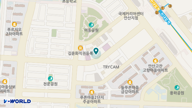 우리사랑재가센터 위치 지도