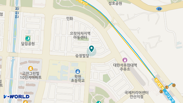 다정복지센터 위치 지도