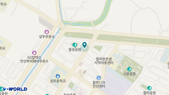 동안산노인복지센터 위치 지도