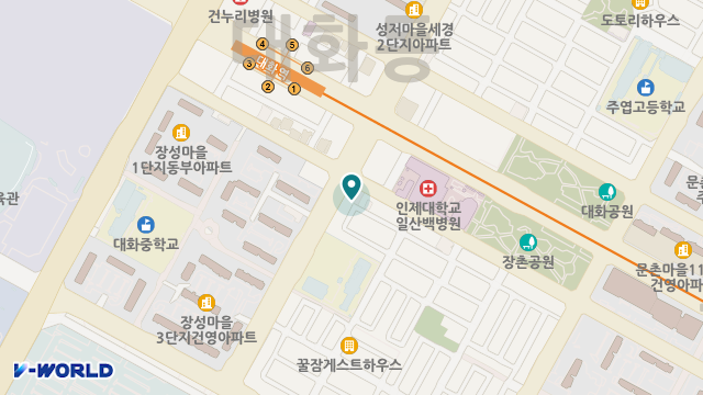 한일의료기상사 위치 지도