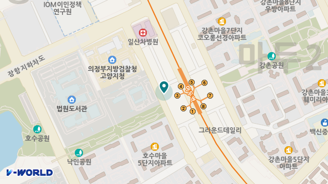 마두노인복지센터 위치 지도