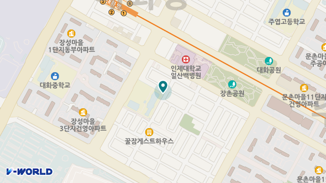 땡큐시니어 건강의료기 위치 지도