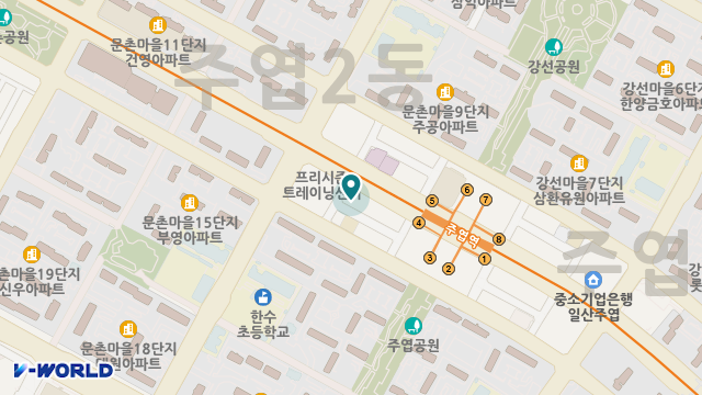 오렌지실버케어센터 위치 지도