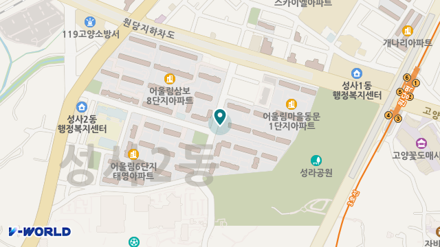 고양제일노인복지센터 위치 지도