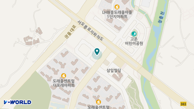 섬김복지센터 위치 지도