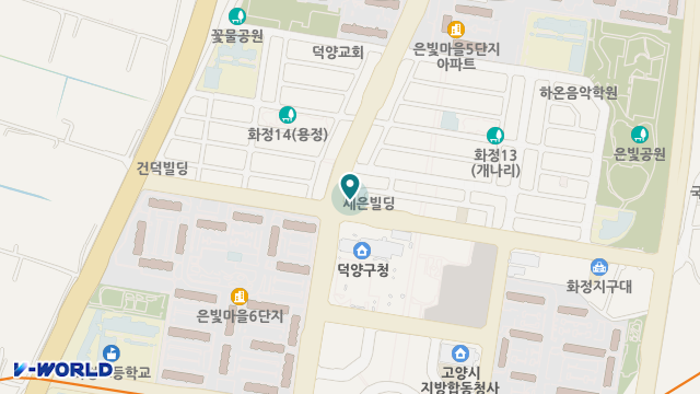 고양실버재가센터 위치 지도