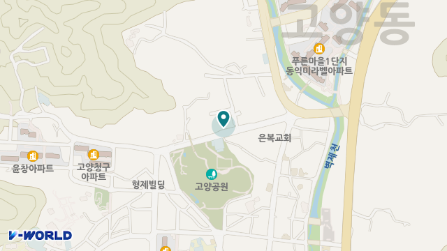 고양소망노인복지센터 위치 지도