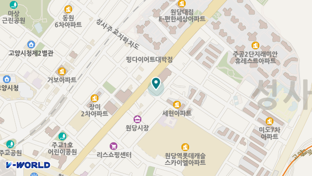 한양의료기 위치 지도