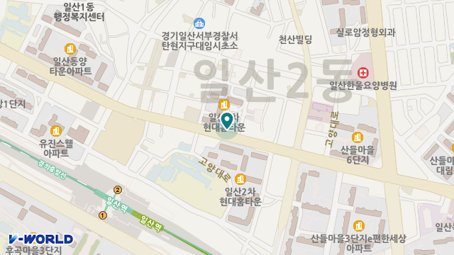 고양사랑 노인복지센터 위치 지도