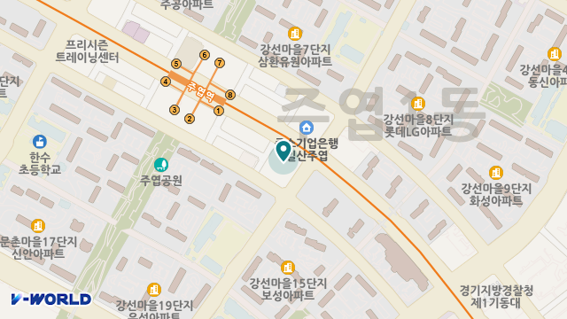 지원방문요양센터 위치 지도